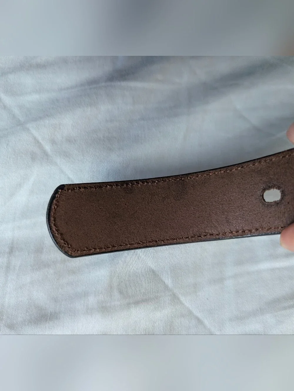Men's Hanks Belts The Esquire Premium Dress Belt, Havana color, 1.25